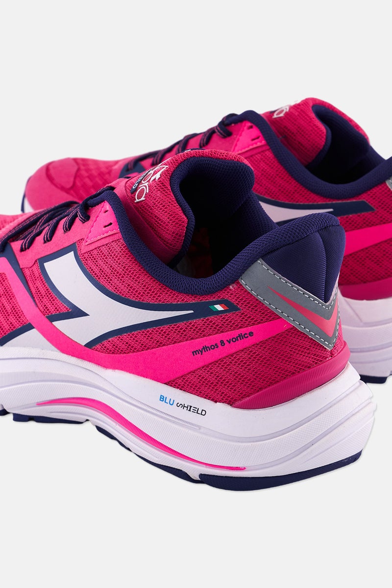 DIADORA Women Mythos Blushied 8 Vortice Lace Up Training Shoes, Pink - Image 2