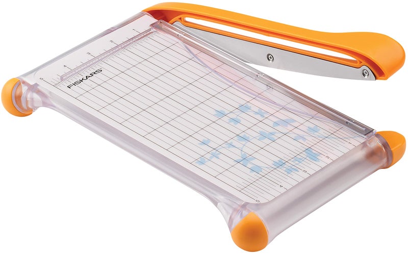 Fiskars 9 Inch Bypass Paper Trimmer (199130-1001),White - Image 3