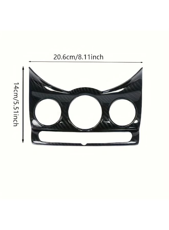 Carbon Look Center Console Cover For MINI Cooper F55 F56 F57 Black Durable Protection - Image 2