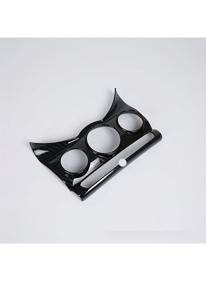 Carbon Look Center Console Cover For MINI Cooper F55 F56 F57 Black Durable Protection - Image 4