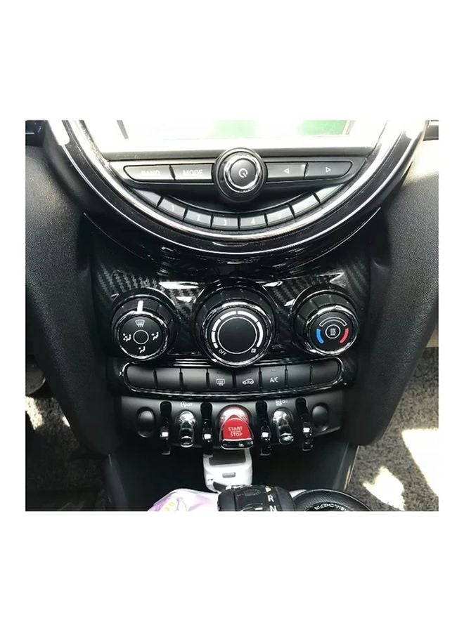 Carbon Look Center Console Cover For MINI Cooper F55 F56 F57 Black Durable Protection - Image 3