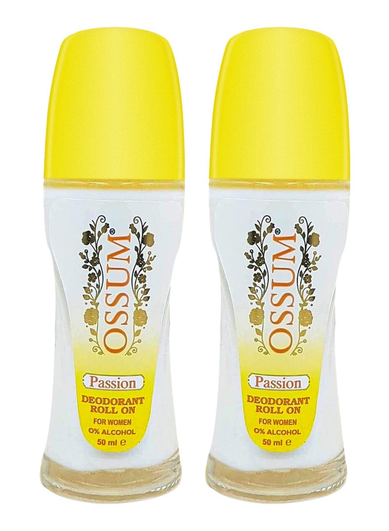 أوسوم مزيل العرق رول أون 50 مل – باشون - 2 حبة