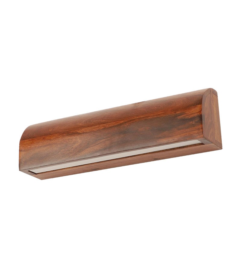 Green House Fully Handmade Sheesham Wood Wall Lamp | Mirror/Picture/Vanity/Dressing Table Light | in-Built 5W Warm White LED | Home Decor Lighting | Bedroom, Living Room, Dressing Room, Mandir - Image 5