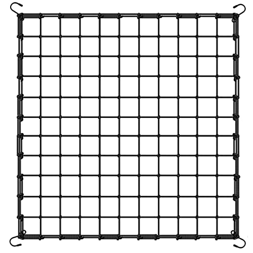 BSTPCOO 2 Pack 4x4 Trellis Netting for 4x4/8x4 Grow Tent, Heavy Duty Elastic Scrog Net with Hooks for Indoor Plant Growing Tents, Flexible Trellis Net Support for Hydroponics,Outdoor Climbing Plant - Image 1