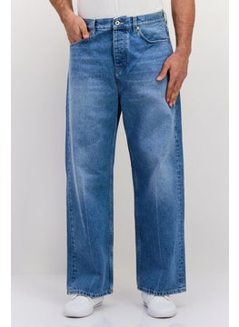 GANT Men Loose Fit Washed No Stretch Denim, Blue  - Image 1