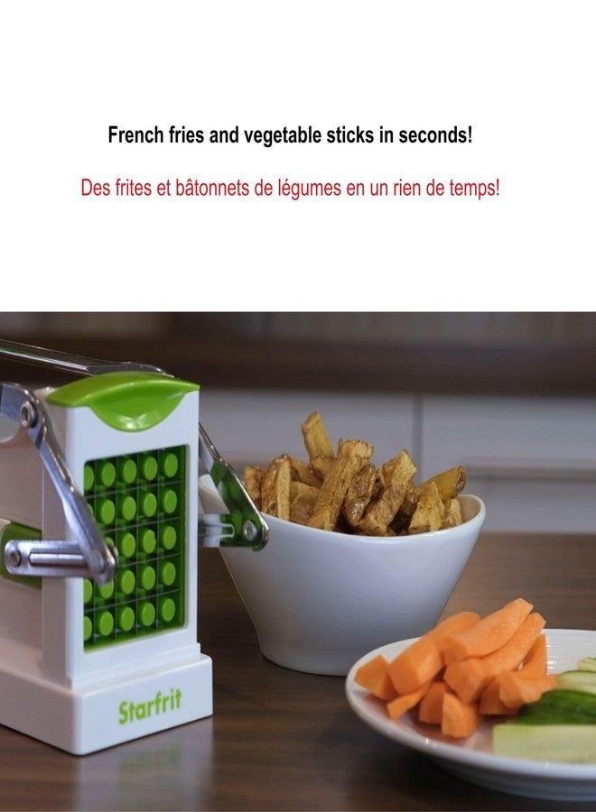Starfrit Fry Cutter - Perfect Homemade French Fries, Stainless Steel Blades, Suction Base for Stability, Easy to Clean - Image 5
