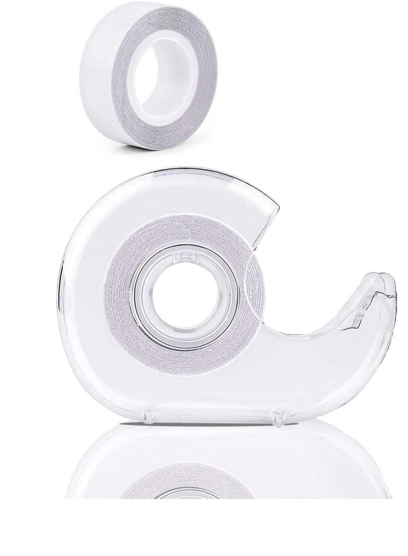 Excefore Double Sided Clothing Tape, Body Tape Clear Fabric Strong Tape Transparent Clothing Tape Fabric Double Sided Tape for Dress, Clothes to Skin, Medical Grade Tape, 2 Roll, 33 ft - Image 1