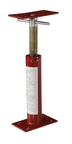 Vestil FJB-16 Basement Floor Jack 16 In. Maximum Height 9,738 Lb. Capacity Red - Image 3
