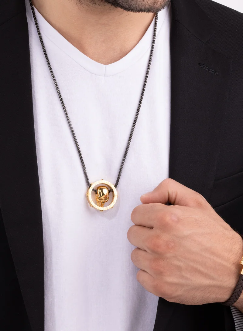 بوليس Stainless Steel necklace For Men in Gold