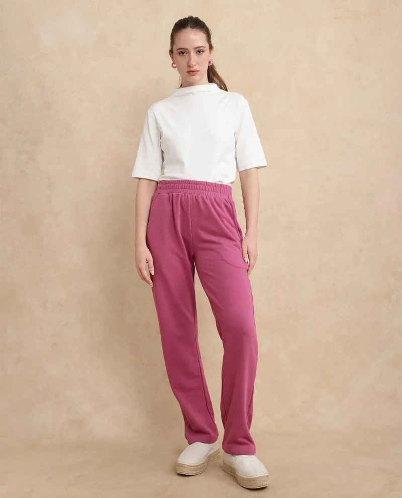 ريريزم Women's Terry Straight Fit Trackpants