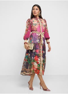 Khizana Abstract Print Dress  - Image 4