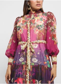 Khizana Abstract Print Dress  - Image 3