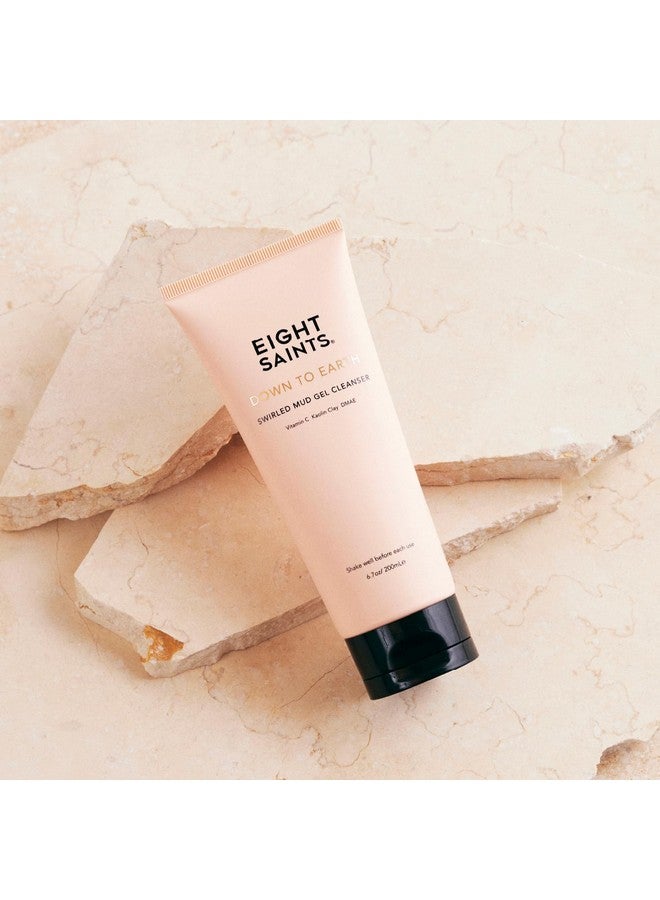 آيت ساينتس غسول جل طيني للوجه من إيت ساينتس داون تو إيرث، طبيعي وعضوي، منظف يومي لطيف وفعال لمكافحة الشيخوخة، مزيل للمكياج، منظف مغذي ومرطب للوجه، 6.7 أونصة - Image 2