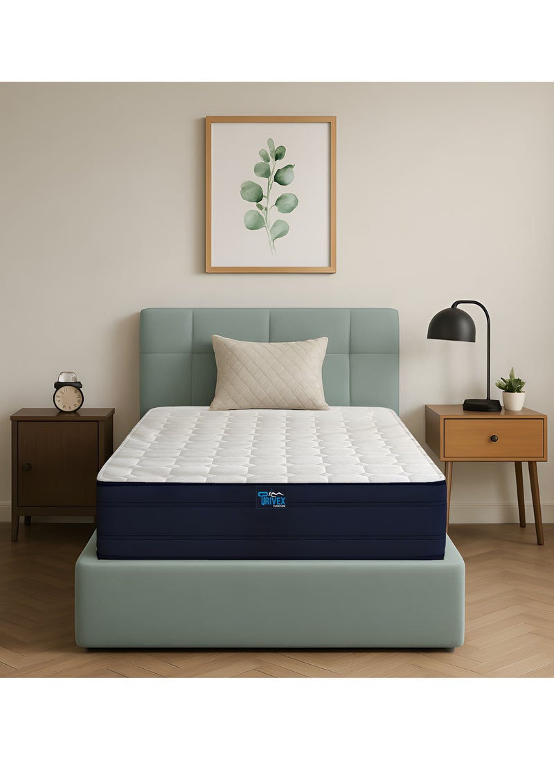 TRIVEX Single Bed Orthopedic Mattress - Medium Firm, Spine Support, Pressure Relief | 90x190x20 cm | Perfect for Better Sleep Quality | Posturepedic Mattress with 5-Year Warranty  - Image 1
