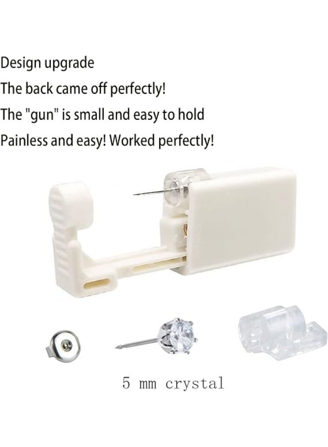 SYOSI 4 Pack Self Ear Piercing Gun, Disposable Self Ear Piercing Gun Kit with Earring Studs Safety Ear Piercing Gun Kit Tool - Image 5