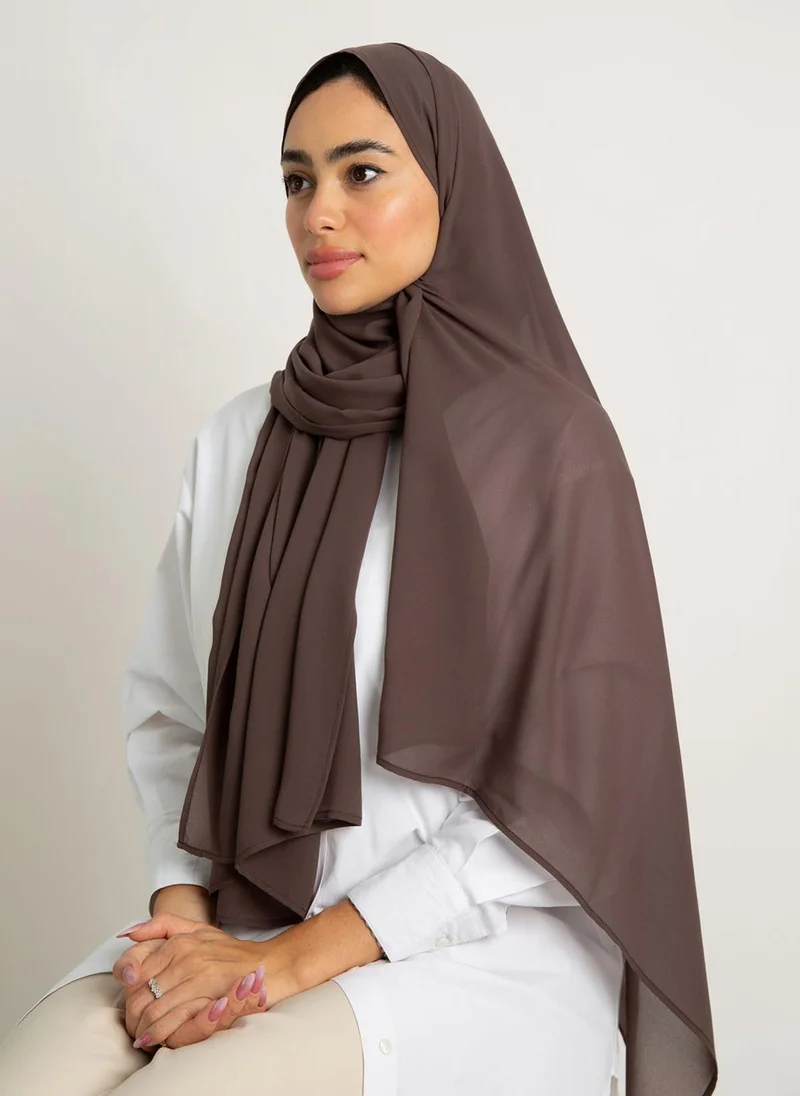 Kaafmeem Pale Brown Laser Tarha