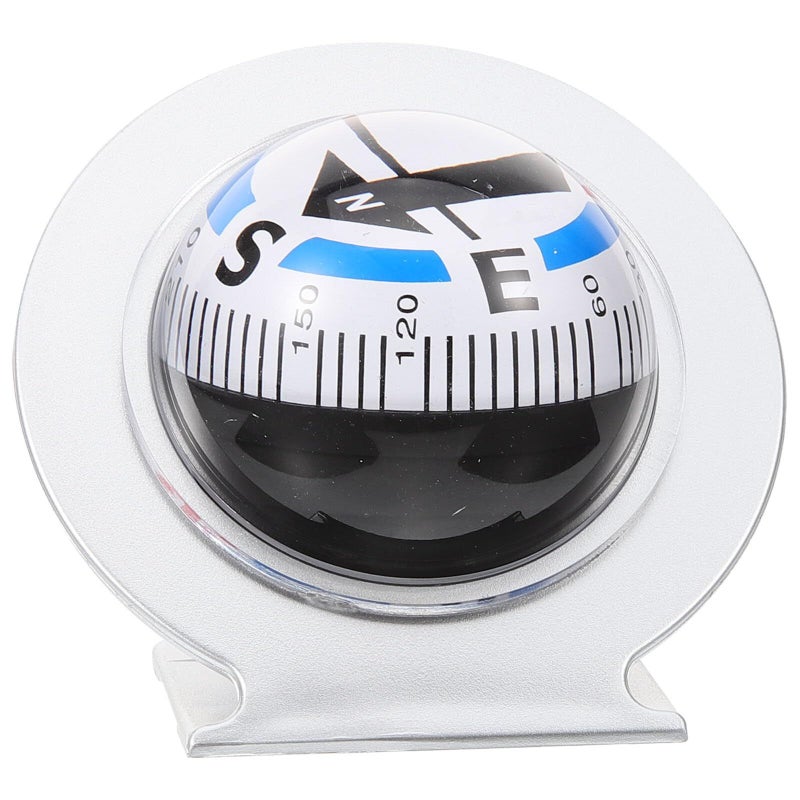 Car Dashboard Compass Ball Large Lc600 Auto Compass For Vehicle And Marine Dash Mount Black Magnetic Directional Ball Suitable For Camping And Outdoor Use - Image 2