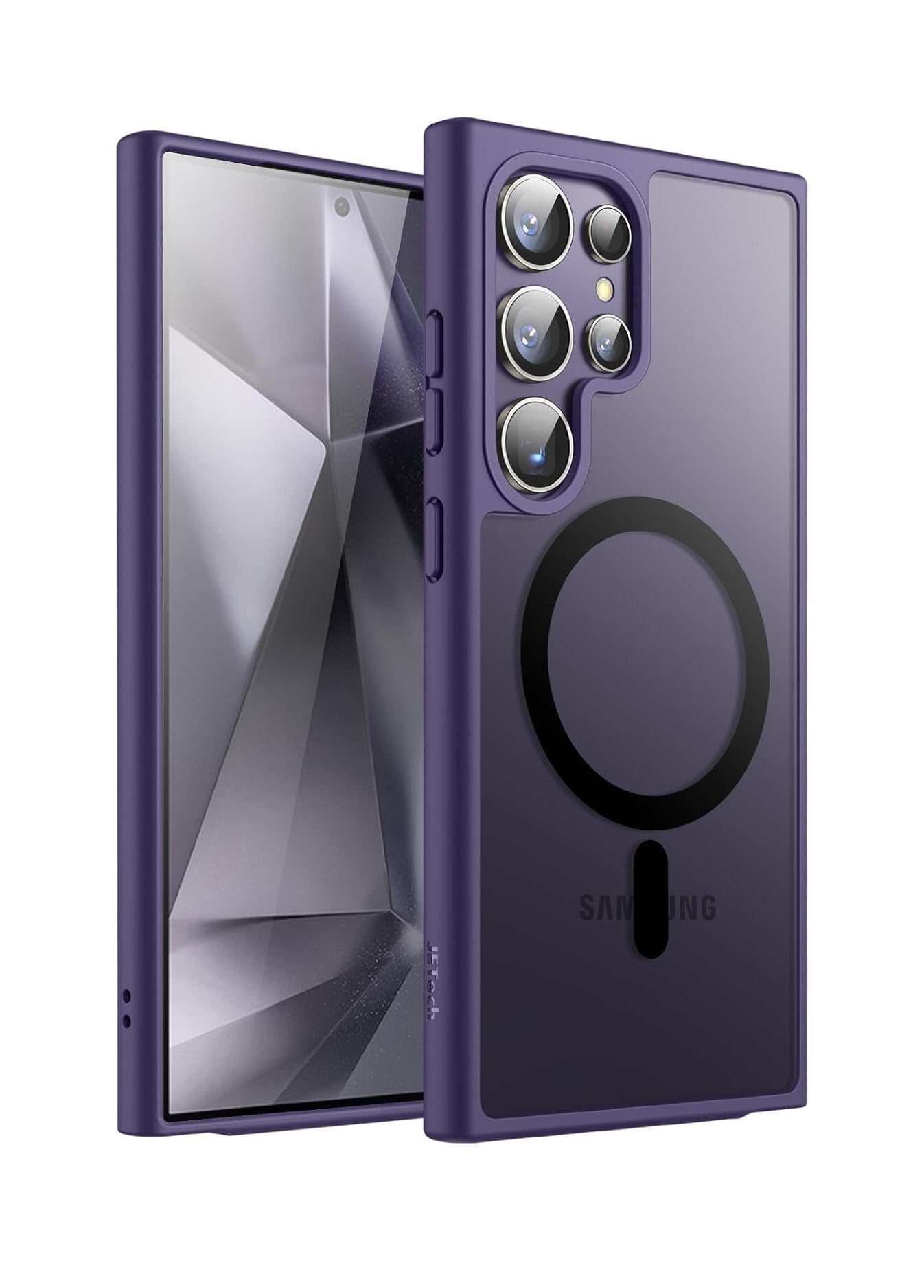 ACLIX Magnetic Case for Samsung Galaxy S25 Ultra 5G 6.9inch, Translucent Matte Back, Shockproof Magnetic Case Compatible with MagSafe, for Samsung Galaxy S25 Ultra (Deep Purple)