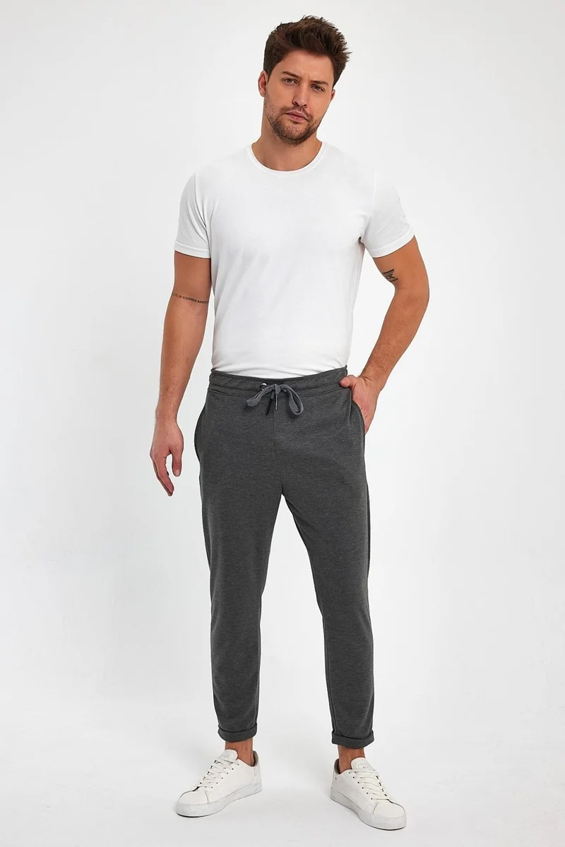 الكسندرجاردي Alexandergardı Elastic Waist Laced Double Leg Trousers (E23-50902)