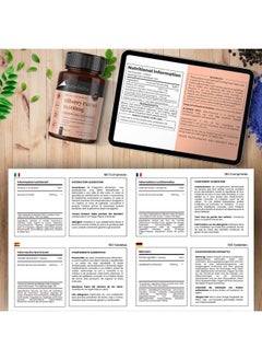 pureclinica Bilberry Extract 10,000mg x 180 Tablets (6 Months Supply)- 10X More anthocyanidin Plus 5mg Black Pepper per Tablet  - Image 4
