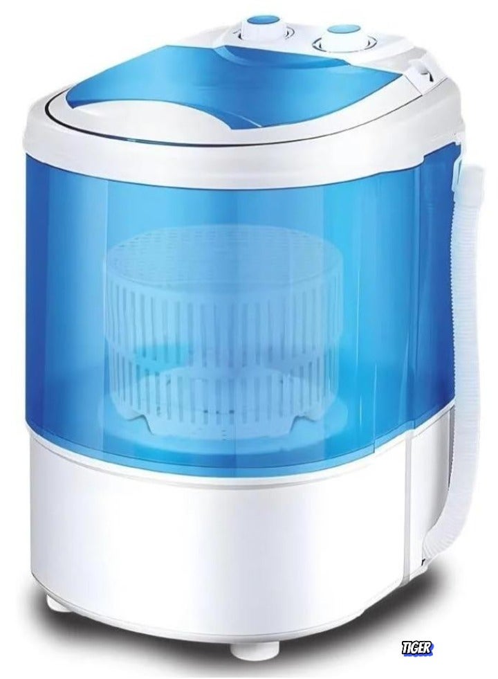 TIGER غسالة مع مجفف – غسالة ملابس محمولة ذات حوض واحد للأقمشة والأحذية وأغراض الأطفال، تصميم فعال ويوفر المساحة، مثالية للمنزل والشقق والسفر - Image 1