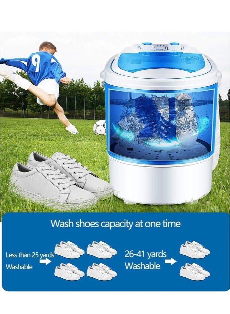 TIGER غسالة مع مجفف – غسالة ملابس محمولة ذات حوض واحد للأقمشة والأحذية وأغراض الأطفال، تصميم فعال ويوفر المساحة، مثالية للمنزل والشقق والسفر - Image 3