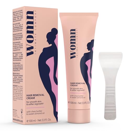 womn Intimate Comfort HAIR REMOVAL CREAM for bikini area underarms Smooth skin no razor bumps or cuts 33 Fl Oz - Image 1