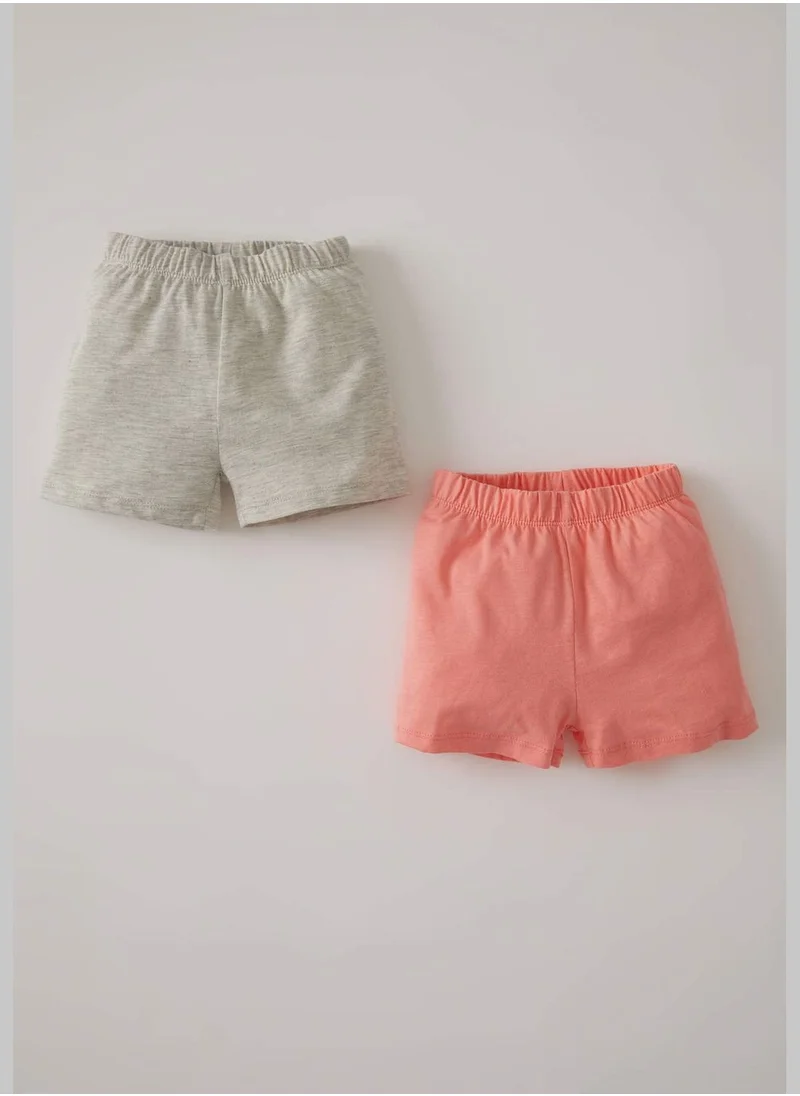 DeFacto Basic Cotton Shorts (2 Pack)