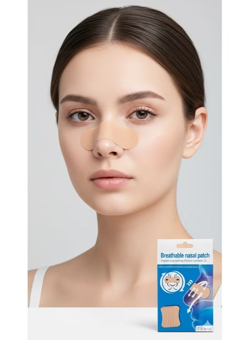 30 شريطًا  للأنف للتنفس،  شرائط أنفية مضادة للشخير أثناء النوم، تحسن جودة النوم، مساعدة على النوم للرجال والنساء (30 قطعة) - Image 3