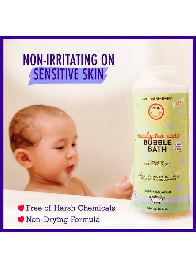 California Baby California Baby Eucalyptus Bubble Bath | 100% Plant-Based Kids Bubble Bath | Soothing Baby Bubble Bath | Free Bubble Wand Inside | 384 mL / 13oz - Image 3