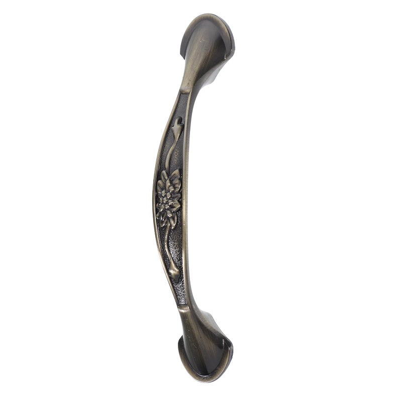 Vintage Zinc Alloy Cabinet Handle Single Hole Round Pull 96mm Aged Bronze Finish for Kitchen Wardrobe - Image 2