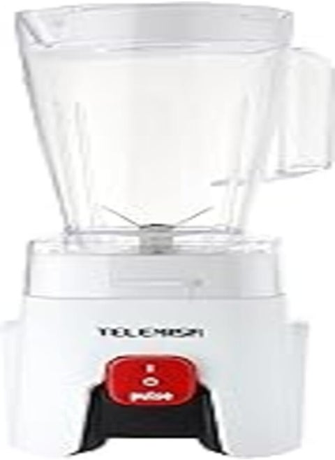 Telemisr mixer - white metallic colors - high strength copper motor - stainless blades that are easy to disassemble and install - provided with a grinder, grater and mixing arm - taj-450wm