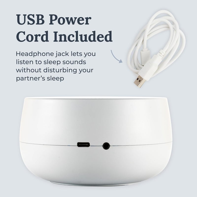 Yogasleep Dreamcenter Multi Sound White Noise Machine with Night Light, Sleep Timer, 26 Soothing Sounds for Travel, Noise Canceling for Office Privacy, Sleep Aid for Adults & Baby, Registry Gift - Image 5