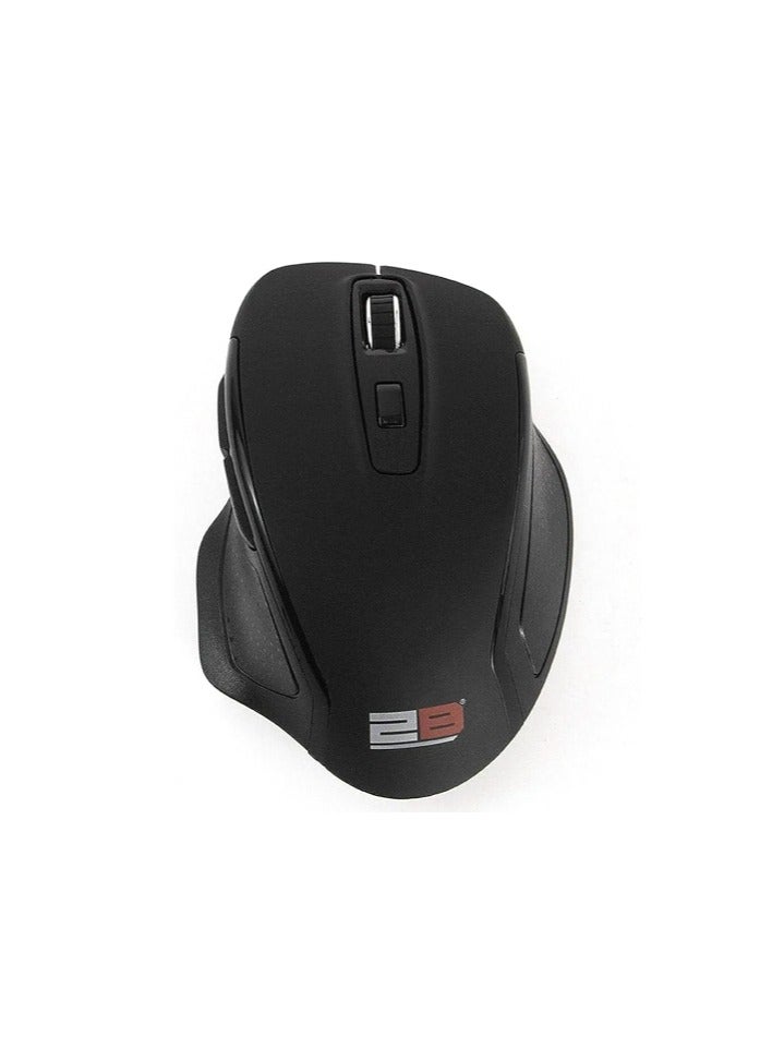 2B 2.4GHz 1000 DPI Wireless Mouse + otg type.c - (MO306) - Black - Image 1