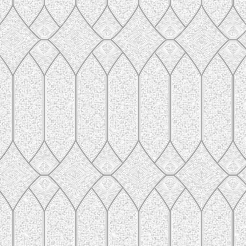 BEAUS TILE UNI Window Film Static Clings Non Adhesive 3D Stained Glass Window Decals UV Protection (New City Light, 37.4 x 24.4 Inch) - Image 1