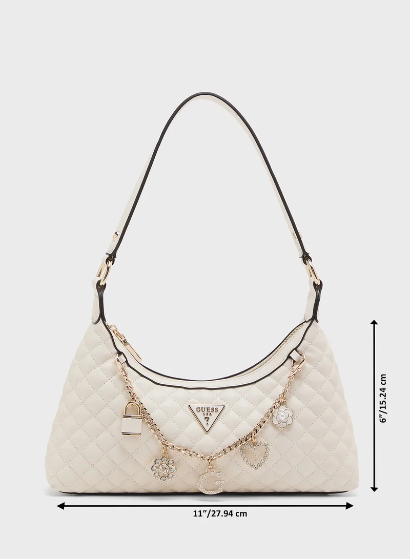 GUESS Everlee Top Zip Shoulder Bag
