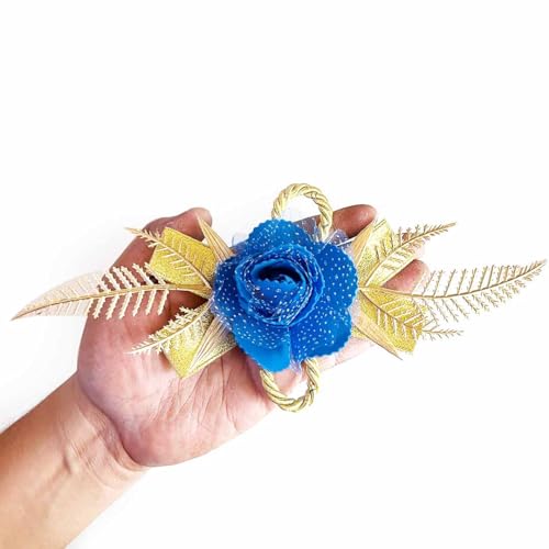 ADIKALA™ Handmade Artificial Foam Rose Flower Bunch for Trousseau Packing, Ready to use Flower Brooch Hamper for Decoration, Gift Wrapping Flowers (12, Multi Color) - Image 4