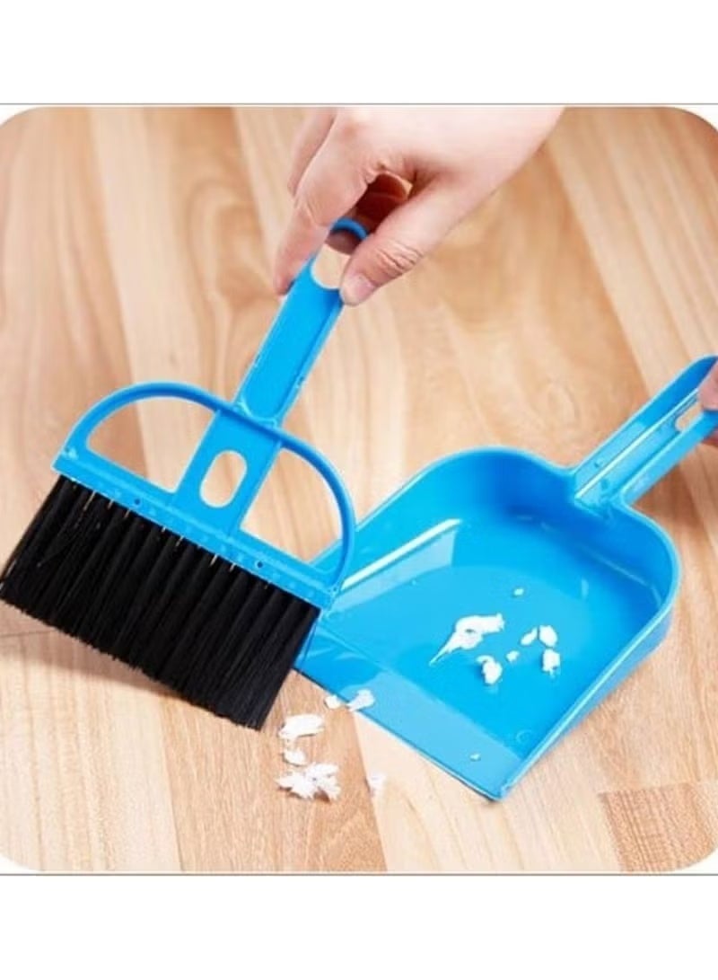 طقم مجرفة وفرشاة صغيرة، أداة تنظيف متعددة الاستخدامات مع فرشاة يدوية، مجرفة بلاستيكية، عبوة من قطعتين، مكنسة تنظيف بمجرفة - Image 5