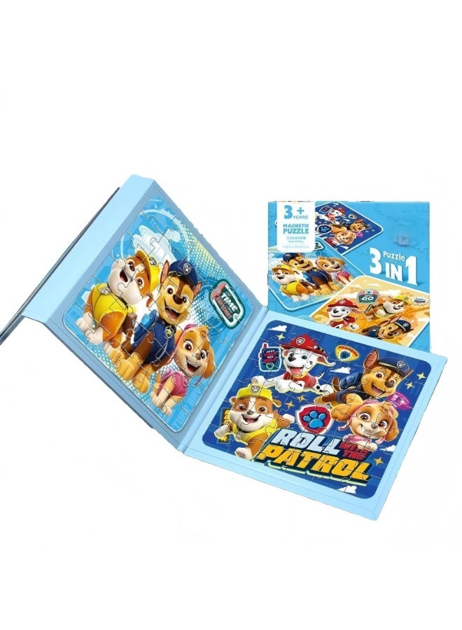 3 in 1 Dogs Puzzles, Puzzle 3 Years Or Over, Puzzles 3 Years, 25-30-36 Pcs Puzzles for Children, Toddler Puzzles Gifts Toys - Image 1