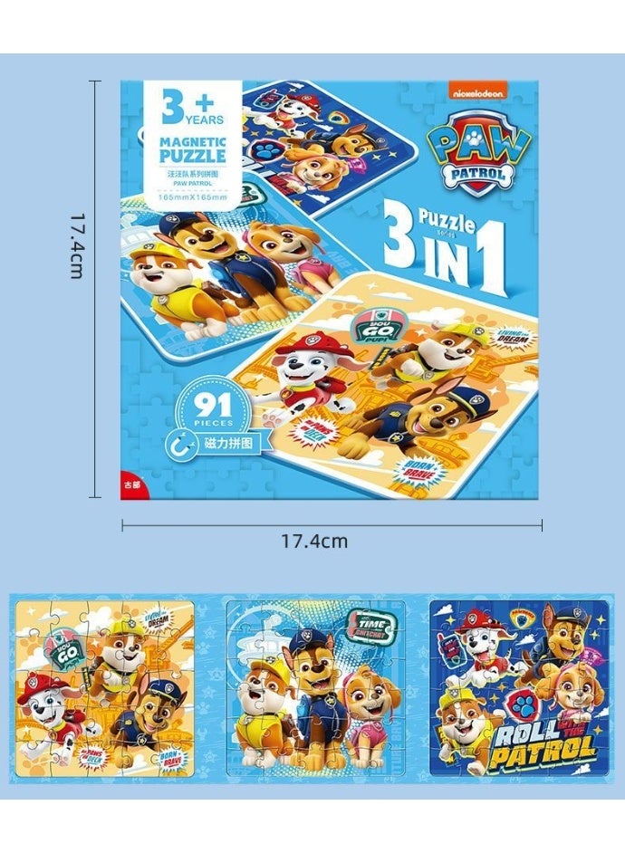 3 in 1 Dogs Puzzles, Puzzle 3 Years Or Over, Puzzles 3 Years, 25-30-36 Pcs Puzzles for Children, Toddler Puzzles Gifts Toys - Image 3