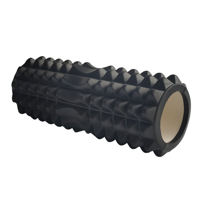 Generic Crescent EVA Foam Shaft Yoga Column Massage Roller Special Hollow Spike Column Foam Shaft for Muscle Relaxation32.5*12cm Crescent Black 32.5*12cm Crescent Black 