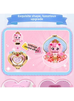 Generic # Luxury Magic Key Treasure Box Love Wonderful Cute Changing Toy Mirror Box Girls Children's Series Lucky Blind-Color:[lucky Cute Treasure Box] Sound And Light House + Lucky Cute + Qr Code + Props (5 Types  - Image 4