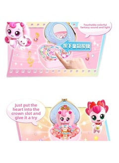 Generic # Luxury Magic Key Treasure Box Love Wonderful Cute Changing Toy Mirror Box Girls Children's Series Lucky Blind-Color:[lucky Cute Treasure Box] Sound And Light House + Lucky Cute + Qr Code + Props (5 Types  - Image 5