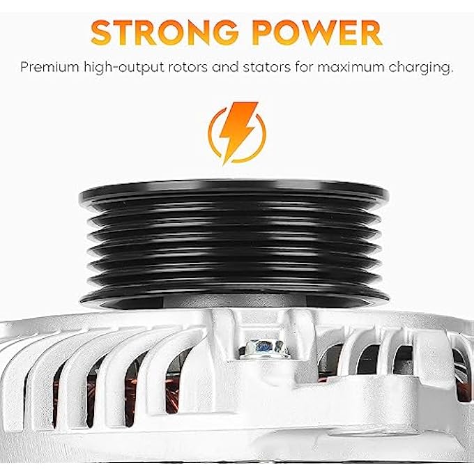 AEagle New Alternator for Mitsubishi Galant L4 2.4L 2004-2006, Eclipse L4 2.4L 2006, 400-48079 - Image 2