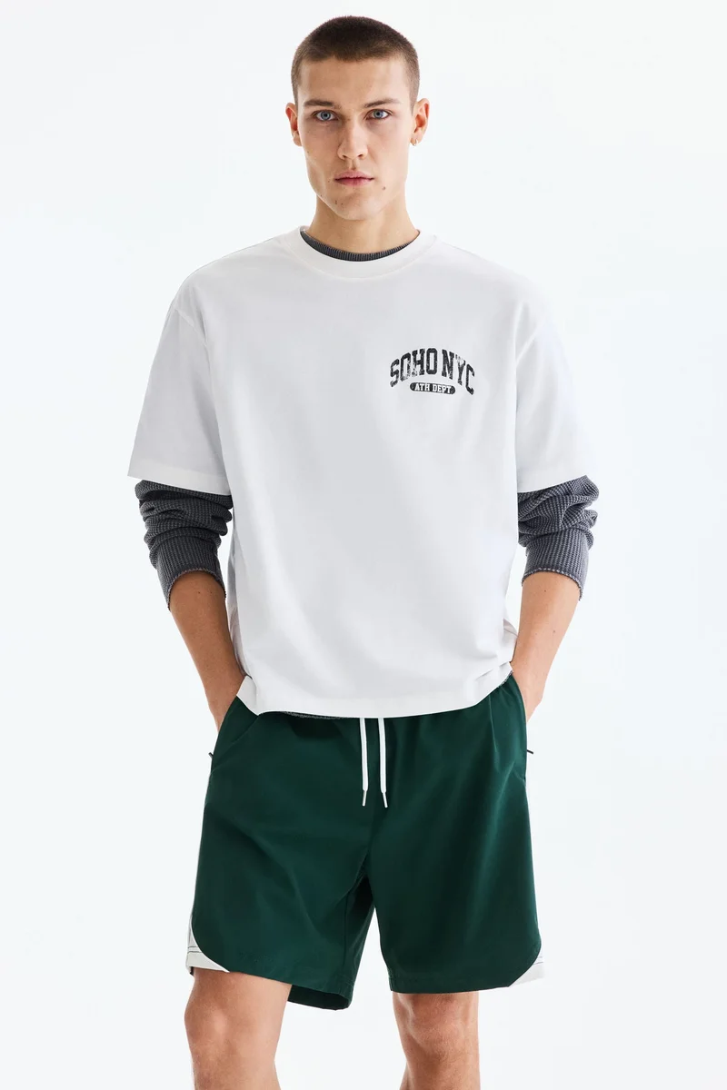 H&M  Regular Fit Track shorts for Men | Best Price UAE