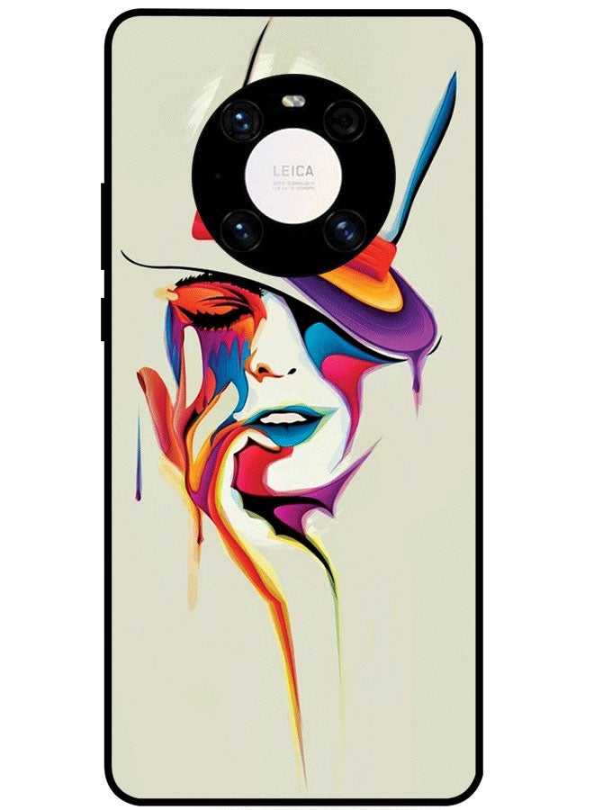 EYE CATCH Protective Case Cover For Huawei Mate 40E Girl Face - Image 1