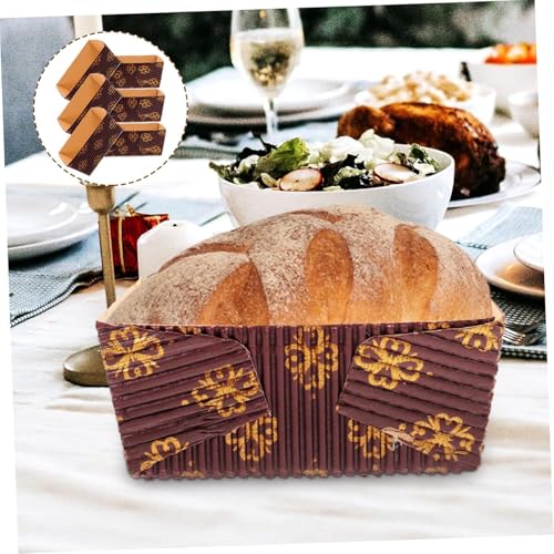 Esslly Premium Bake & Serve Paper Brownie Trays - Perfect for 40g Treats | 5 x 5 x 2.5 cms | Durable, Stylish & Greaseproof | Oven Safe | Pack of 25 for Convenient Baking. - Image 2