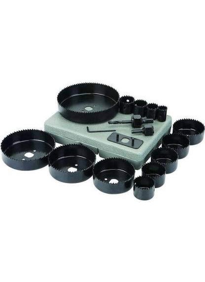 XDLB XDLB 16 pcs Hole Saw Cutting Set Kit Drilling Tool Wood Metal Cutter 19127mm Mandrels Saws Core Drill Bits Woodworking Rotary Bit Set 16 Bits N011  - Image 2