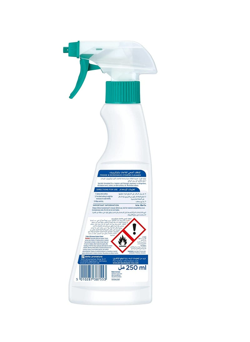 Dr. Beckmann Fridge & Microwave Hygiene Cleaner 250Ml  - Image 2