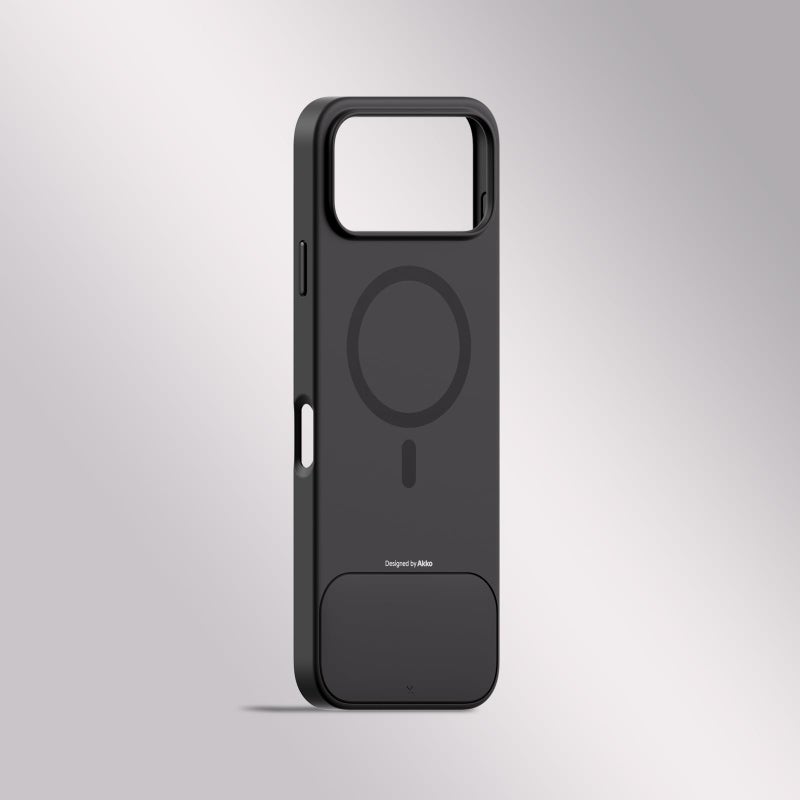 Akko MetaKey Keyboard for iPhone 17 Pro Max Maximize Screen Space Keyboard Case for Accurate Typing, Space Black - Image 2